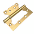 Петля неврезная Apollo Flush Hinges 100x75x2.5мм 2BB Сатинированное золото
